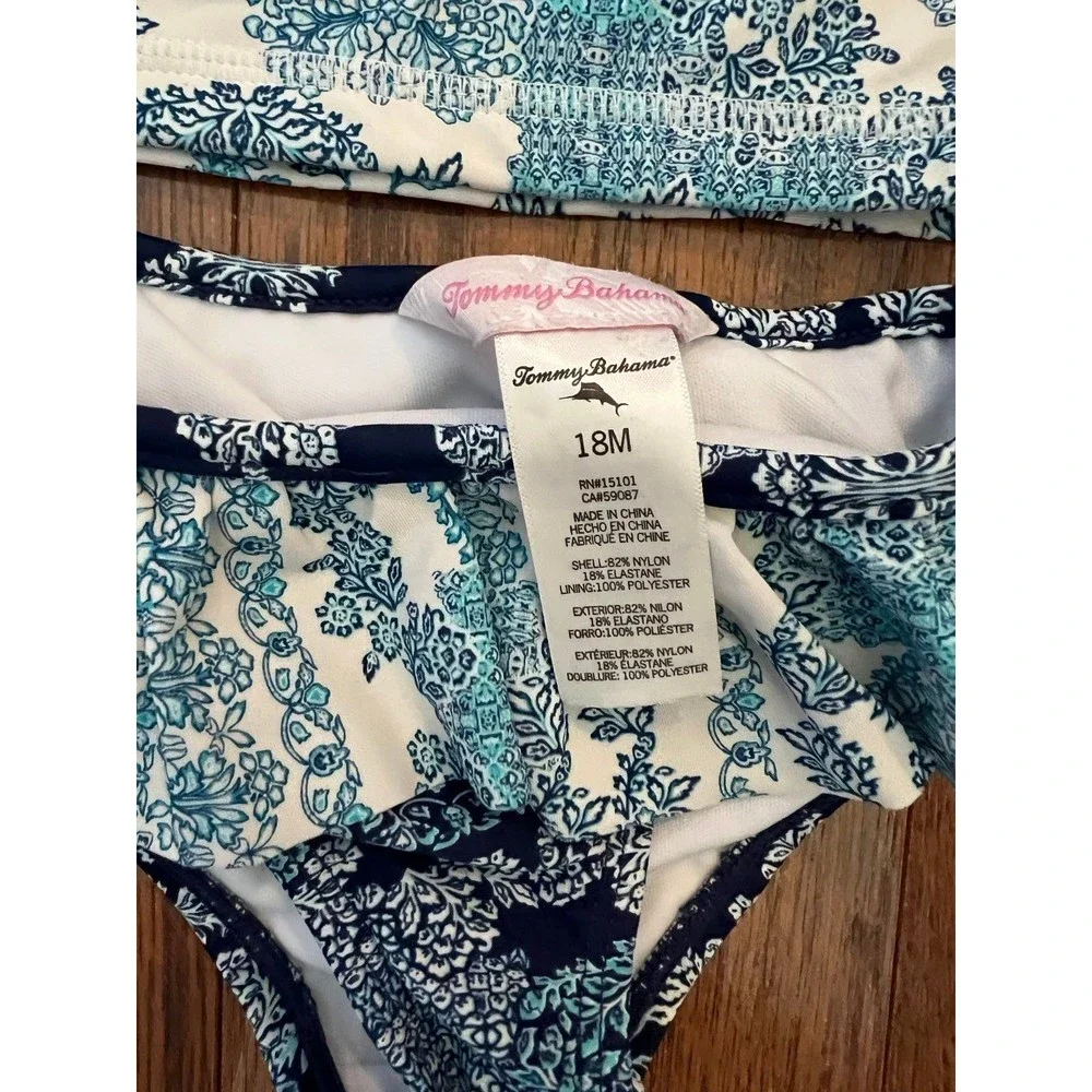 Tommy‎ Bahama girls 2 piece swimsuit size 18M